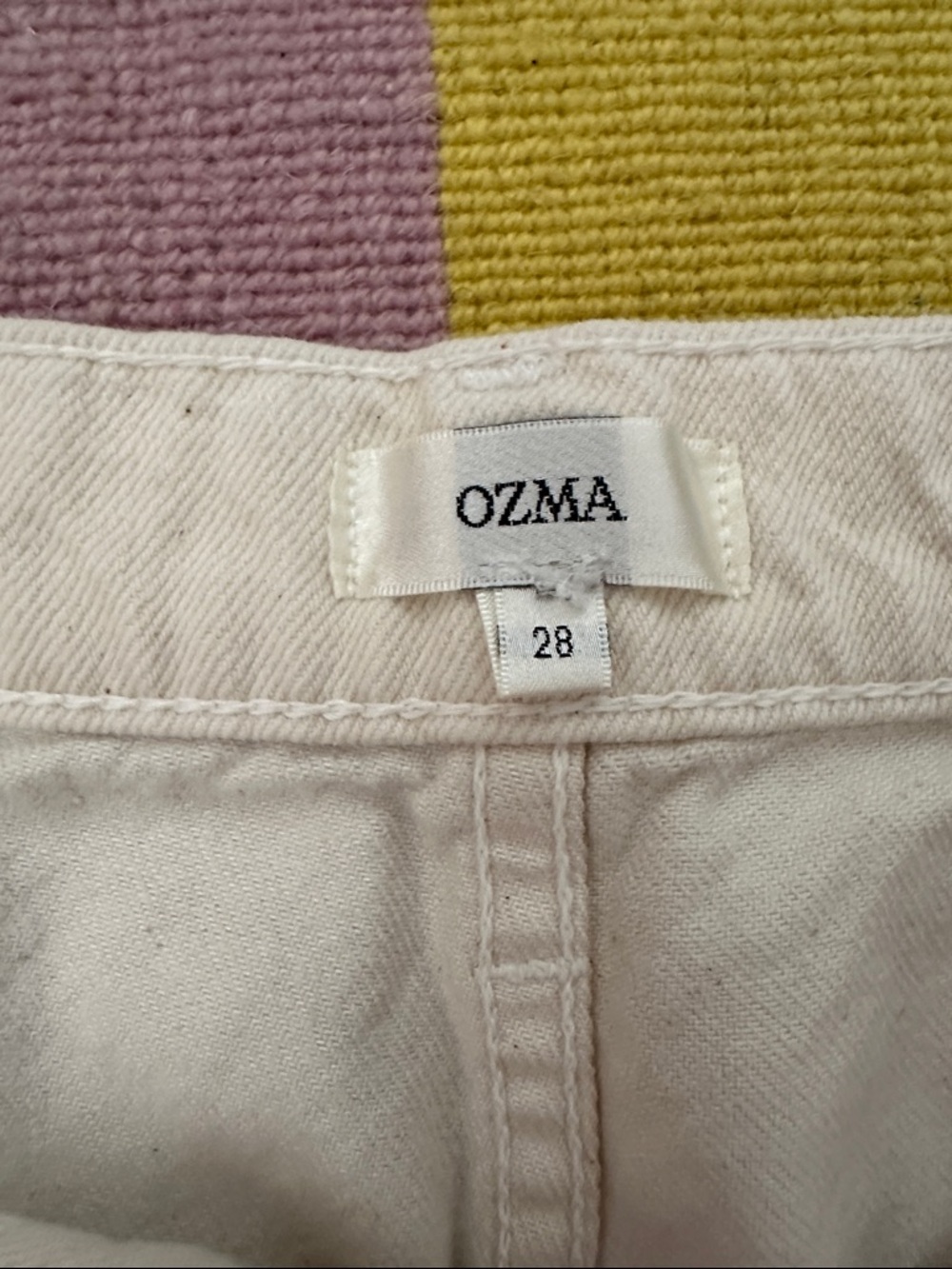 OZMA Jessie Jean, Tencel Bull Denim in Putty - Picture 4 of 6